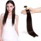 Elailite I Tip Stick Tip Hair Extensions Real Human Hair Straight Remy Hair Cold Fusion - 100 Strands 50g (#2 Dark Brown, 16 Inch (ITIP))