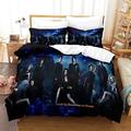 WADRI The Vampire Diaries Duvet Cover Set Kids Girls Boys Bedding Set 3D Printed Bedding Super Breathable Quilt Cover Set Hypoallergenic Teens Duvet Cover Double（200X200cm）