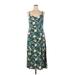 Old Navy Casual Dress - Slip dress: Blue Tropical Dresses - Women's Size X-Large