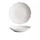 NEBE China Dinner Plates Particularly Beautiful Plates, Household Japanese Dinner Plates, Deep Plates, Light Luxury Ceramic Soup Plates Dinner Plate (Color : White, Size : M)