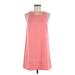 Leith Casual Dress - A-Line: Pink Solid Dresses - Women's Size Small