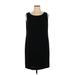 Jones Studio Casual Dress - Sheath: Black Solid Dresses - Women's Size 14