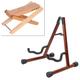 LVLDAWA Acoustic Guitar Stand, Folding Universal Floor Guitar, Classical Travel Guitar Stand Adjust For Acoustic, Electric Guitar Easy To Carry (Color : Brown-A, Size : 30X30X38CM)