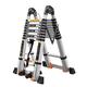YDYUMN Outdoor Ladder,Ladders，Telescopic Ladder,with Wheels Aluminium Portable DIY Extendable A-Frame Folding Ladder Extension Step Ladder 150Kg,4.2M/13.8F(2.1M+2.1M),4.2M/13.8F(2.1M+2.1M) needed