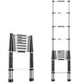 Outdoor Ladder,Ladders,Telescopic Ladder,Expandable Reinforced Aluminum Ladder for Home Office, Home Loft Sturdy Aluminum Telescopic Steps, Load 150Kg / 330Lb,3.90 M/12.7Ft,3.90 M/12.7Ft (3.10 M/10.