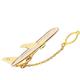 Tie clip Man's Tie Clip for Golden Plated Airplane Shape Plane Tie Pin Stick Pin Wedding Gift (Color : One Size)
