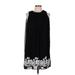 New York & Company Casual Dress - Shift: Black Dresses - Women's Size Medium