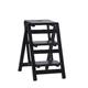 YDYUMN Ladders Ladder stool solid wood flower stand ladder folding ladder frame ladder ladder ladder stepladder