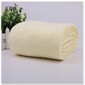 Extra large towel Beauty salon towel bath towel bath towel bed towel fiber material extra soft absorbent sweat steaming household bath towel, light yellow, 120x200 [thickened]