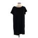 Gap Casual Dress - Shift: Black Solid Dresses - Women's Size Small Petite