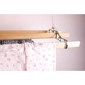 Thatch&Stone Classic Clothes Dryer 4 Lath Rack Old Fashioned Hanging Airer (Chrome, 1.5m)