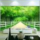 Photo Mural Wallpaper 3D Forest Corridor Modern Living Room Bedroom Tv Background Wall Mural Photo Wallpaper Home Decor 400cm×280cm