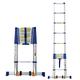 Telescoping Ladder for 8M/ 7M/ 6.2M/ 5M/ 4.2M/ 3.8M/ 2.6M Rooftent, Aluminum Extension Telesladders for Loft Home Rv Attic Roof, Load 150Kg/6.2M/20.3Ft