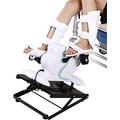 Electric Pedal Exerciser,Physical Therapy Leg Exercisers W/Leg Protector Bracket & Lift Seat,Mini Cycling Rehab Equipment for Handicap Disabled
