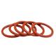 5/10/20/50pcs Thickness 2.4mm Silicone O-ring Od 8-70mm Red Sealing Ring, 70x65.2x2.4mm, 50pcs