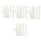 Homoyoyo 24 Pairs Jewelry Gloves Thickened Gloves Jewelry Silver Inspection Gloves Art Handling Gloves Cotton Gloves for Dry Hands Serving White Banquet Coin Glasses Cloth