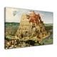 Tower of Babel Oil Painting Poster Pieter Bruegel Art Painting Renaissance Wall Art Picture Print Canvas Painting Modern Decor Poster (24x36inch(60x90cm),Framed)