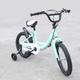 Children's Bicycle from 4-8 Years Children's Bicycles Boys Bicycle Girls Bicycle Play Bicycle Additional Bike Universal Children's Tricycle Training Removable Stabilizers Youth Bicycle 16 Inch (Green)
