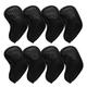 BAIRBRE Golf Iron Covers Golf Iron Head Covers 8pcs Golf Iron Headcovers Leather Golf Club Head Covers for Iron Fit Titleist,Callaway,Ping,Taylormade 5-9 APS