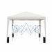 Creationstry 10 Ft. W x 10 Ft. D Metal Pop-up Canopy Metal/Soft-top | 104 H x 118 W x 118 D in | Wayfair JJ-24040243