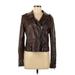 Blank NYC Faux Leather Jacket: Brown Jackets & Outerwear - Women's Size Medium