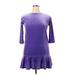 Lands' End Casual Dress - DropWaist: Purple Dresses - Women's Size X-Large
