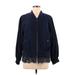 Laundry by Shelli Segal Jacket: Blue Solid Jackets & Outerwear - Women's Size 8