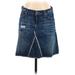 Banana Republic Denim Skirt: Blue Bottoms - Women's Size 26 Petite