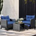 Winston Porter Sahaana Wicker Outdoor Lounge Chair | Wayfair 90A245BE2EB245B385F159C64064F6D5