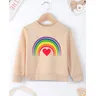 Lo stile cool stampato dall'arcobaleno dell'amore può essere indossato in tutte le stagioni con