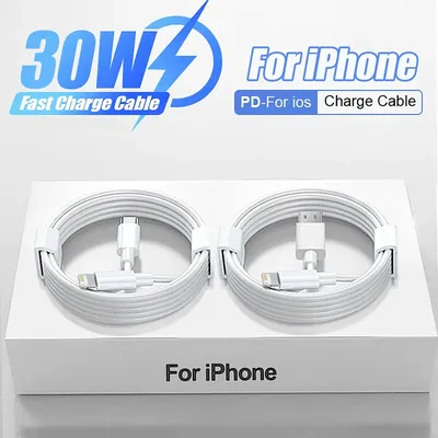 30w Schnelllade-USB-C-Kabel für For iPhone 14 13 12 11 Pro Max Datenleitung 8 7 6 plus xs x xr se2020 Schnell lade telefon zubehör