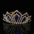AINAMEISI Mode Kristall Krone Prinzessin Braut Tiara Hochzeit Haar Zubehör Geburtstag Prom