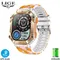 Lige GPS Smartwatch für Android iOS Fitness Outdoor Sport Bluetooth Anruf 650ma Armband Militär gesunde Monitor Männer Smartwatch