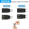 Boya iphone blitztyp-c adapter nur für BY-WM3D/wm3u