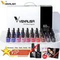 VENALCrawNail-Verhéritage à ongles gel UV LED kit VIP palette pour documents sans essuyage