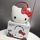 Sanurgente-Boîte de rangement pour panier de courses pour enfants Hello Kitty véhicule Mcdonalds