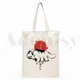 Avatar The Last Airbender Aang Appa Anime Danemark ass Canvas Bag Totes Simple Print Shopping Bags