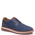 Johnston & Murphy Braydon Plain Toe - Mens 9.5 Navy Oxford Medium