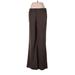 H&M Dress Pants - Low Rise: Brown Bottoms - Women's Size 8