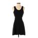 Ocean Drive Clothing Co. Casual Dress - A-Line: Black Solid Dresses - Women's Size Small