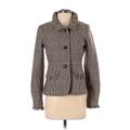 J.Crew Factory Store Jacket: Brown Plaid Jackets & Outerwear - Women's Size 2