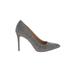Carlos by Carlos Santana Heels: Gray Marled Shoes - Women's Size 7