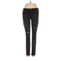 American Eagle Outfitters Jeggings - Mid/Reg Rise: Black Bottoms - Women's Size 2