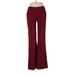 The Limited Dress Pants - Low Rise: Burgundy Bottoms - Women's Size 6