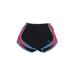 Nike Athletic Shorts: Black Color Block Activewear - Women's Size Small