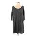 Gap Casual Dress - Shift: Gray Marled Dresses - Women's Size Small Petite