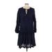 Tommy Hilfiger Casual Dress - DropWaist: Blue Dresses - Women's Size 12