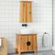 vidaXL Ensemble de meubles de salle de bain 2 pcs bois de pin massif