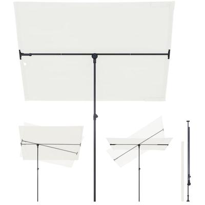 Sekey - Sonnenschirm Rechteckig 130x180 cm Sonnenschirm Terrasse Balkonschirm Individuell Image