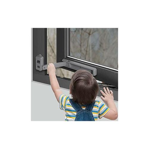 Kindersichere Fenstersicherung, Fensterbegrenzer, einfach zu installieren und zu verwenden, 3M